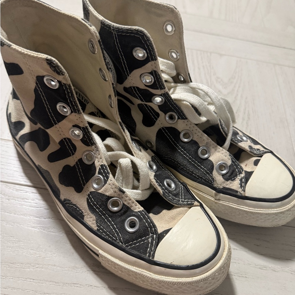 Converse All Star High Top Sneakers in Cow print